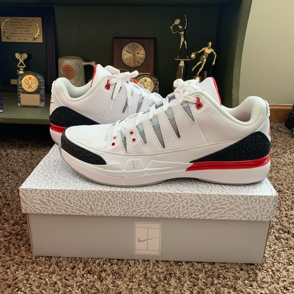 NIB Nike Rodger Federer Air Jordan Mens Shoes 15